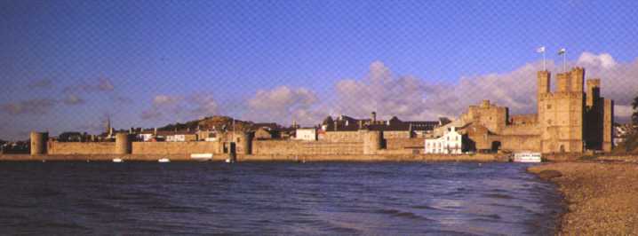 Caernarfon Castle in Wales